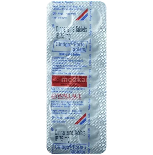 cintigo forte 75mg tablet 10's